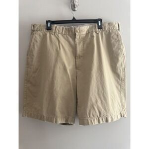 Peter‎ Millar Khaki Shorts Flat Front Casual Size 40